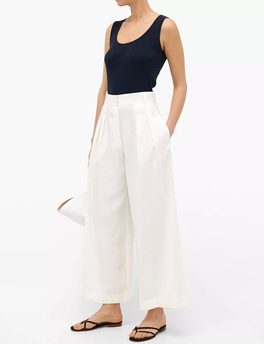 Jumpsuit with Cut Out Detail and High Neck