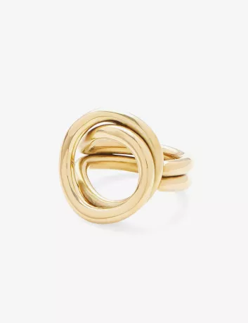 copy of Gold Plated Ring Ripple Statement