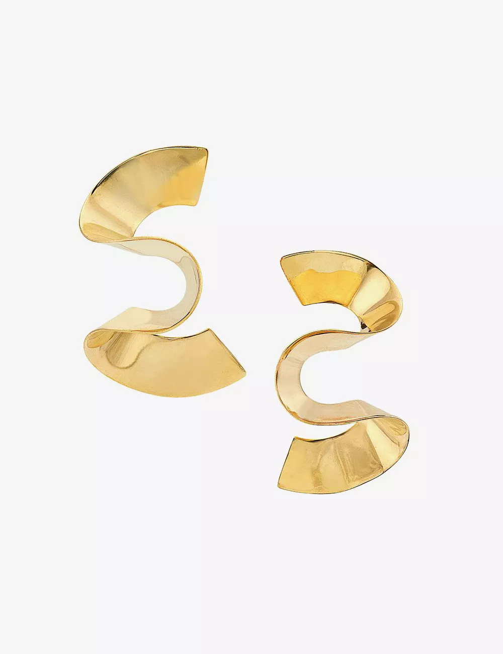 Twisted Hook Silver Plated Earrings