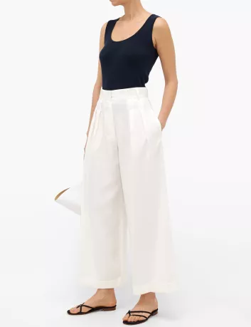 Jumpsuit with Cut Out Detail and High Neck