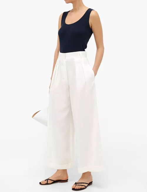 Jumpsuit with Cut Out Detail and High Neck