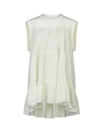 Silk Ruffle Top