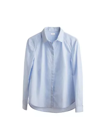 Poplin Pleat-Back Shirt Wind Jacket Free delivery
