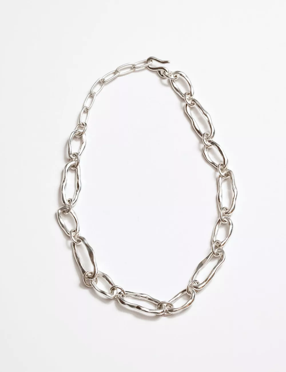 Classic Chain Link  Silver Bracelet