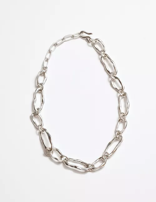 Classic Chain Link  Silver Bracelet