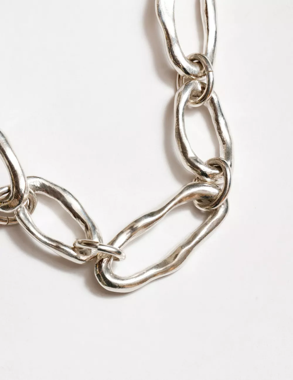 Classic Chain Link  Silver Bracelet