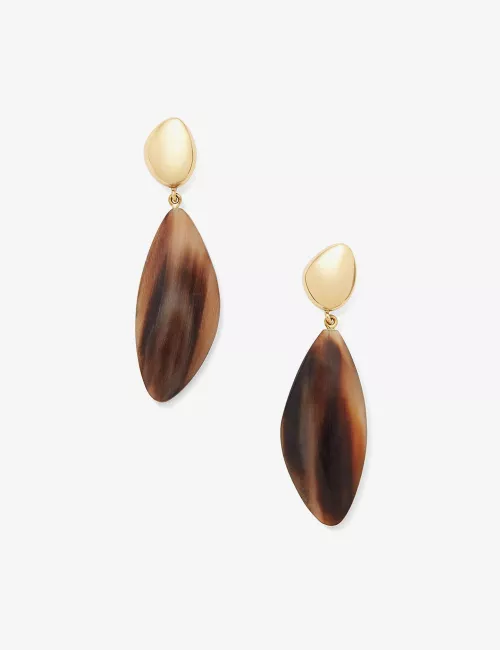 Asterales Pearl Charm Hoop Earring