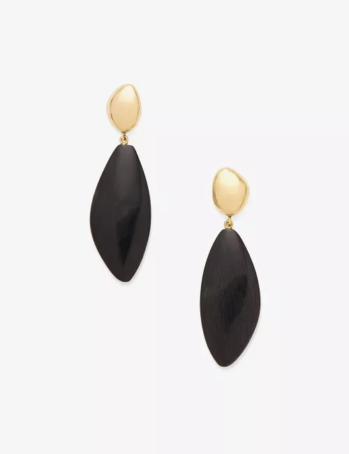 Asterales Pearl Charm Hoop Earring